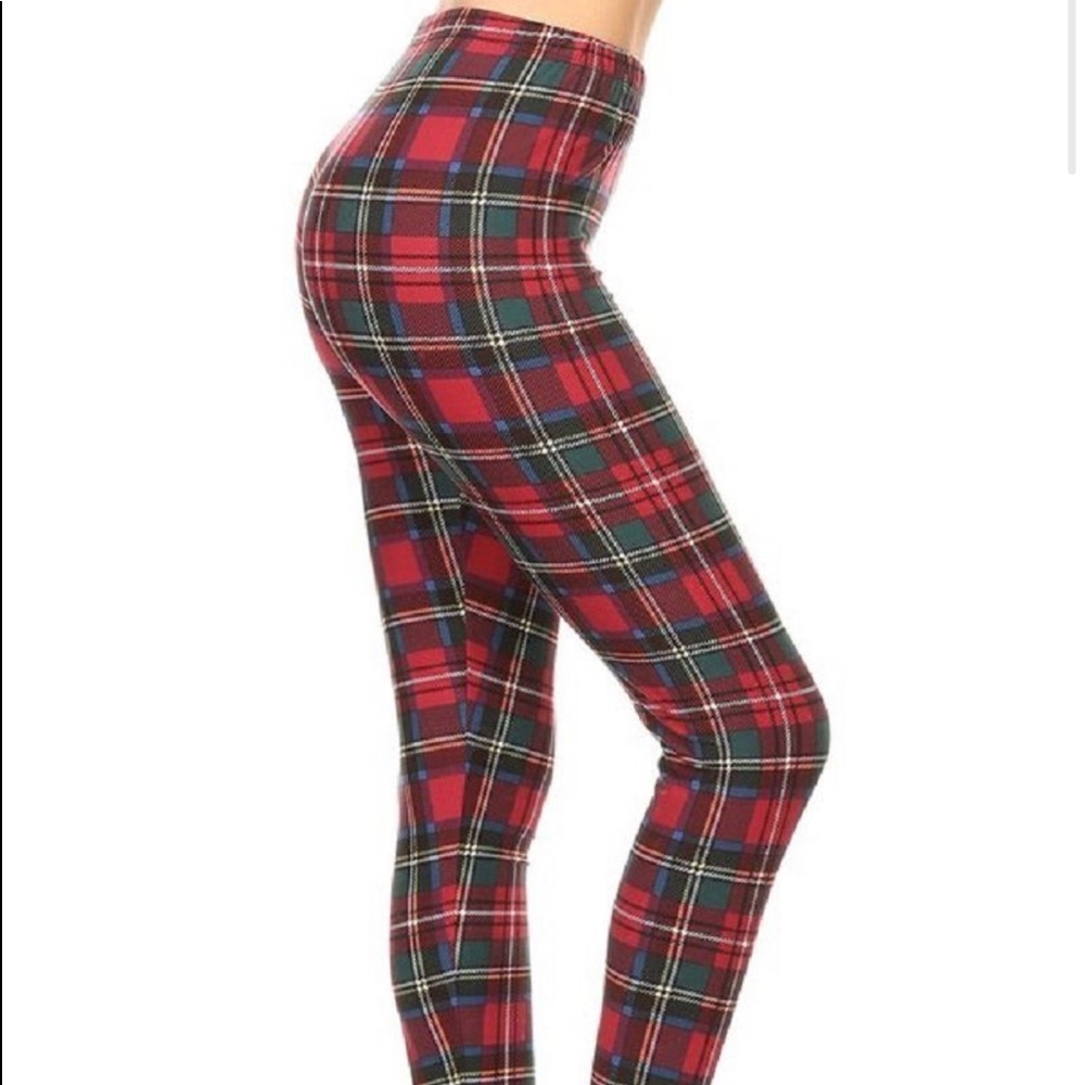 Wholesale Buttery Soft Modish Plaid Leggings